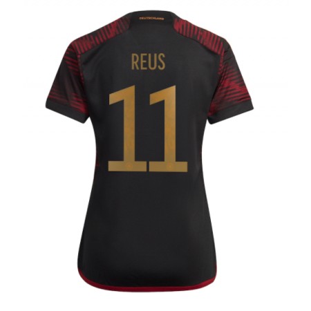 Tyskland Marco Reus 11 Matchtröjor Dam Borta Fotbollströja VM 2022 Tyskland Marco Reus 11 Matchtröjor Dam Borta Fotbollströja VM 2022
